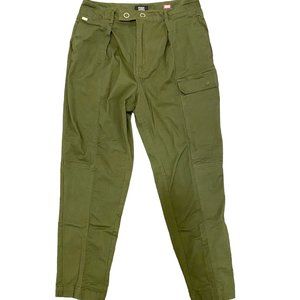 Scotch & Soda Amsterdam Women's Green Utility Style Pants Size Medium